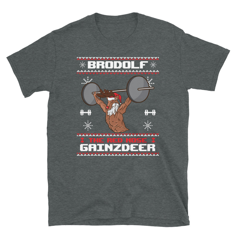 Gainzdeer Gym Workout Ugly Christmas 