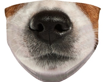 Jack Russell Face Mask | Jack Russell Terrier | Dogs | Dog Lover | Sublimation Face Mask | Mouth Nose Cover | Reusable Washable Mask