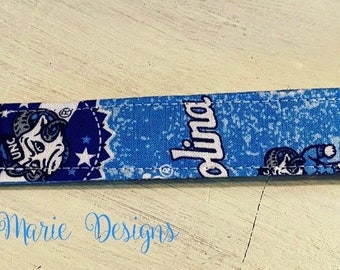 UNC Tar Heels Fabric Wristlet Key Fob