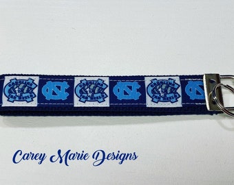 UNC Tar Heels Wristlet Key Fob