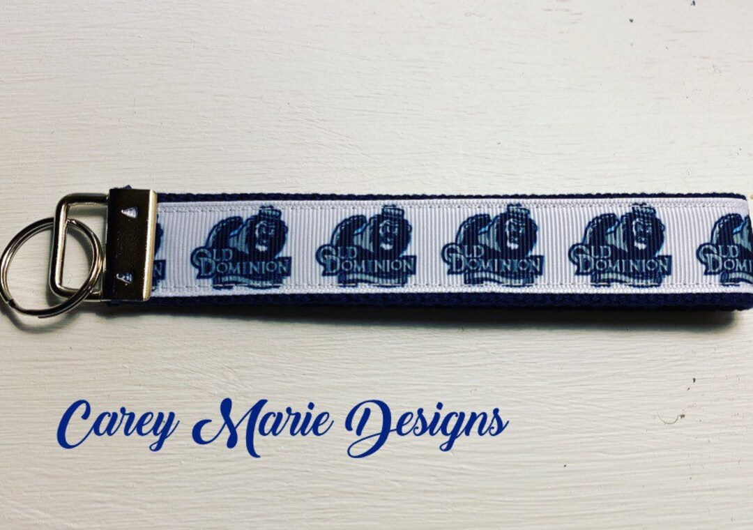 ODU Key Fob Old Dominion University ODU Keychain Key Fob Etsy