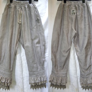 Ruffled Lagenlook Steampunk Bloomers MADE TO ORDER trousers, Pantaloons ...