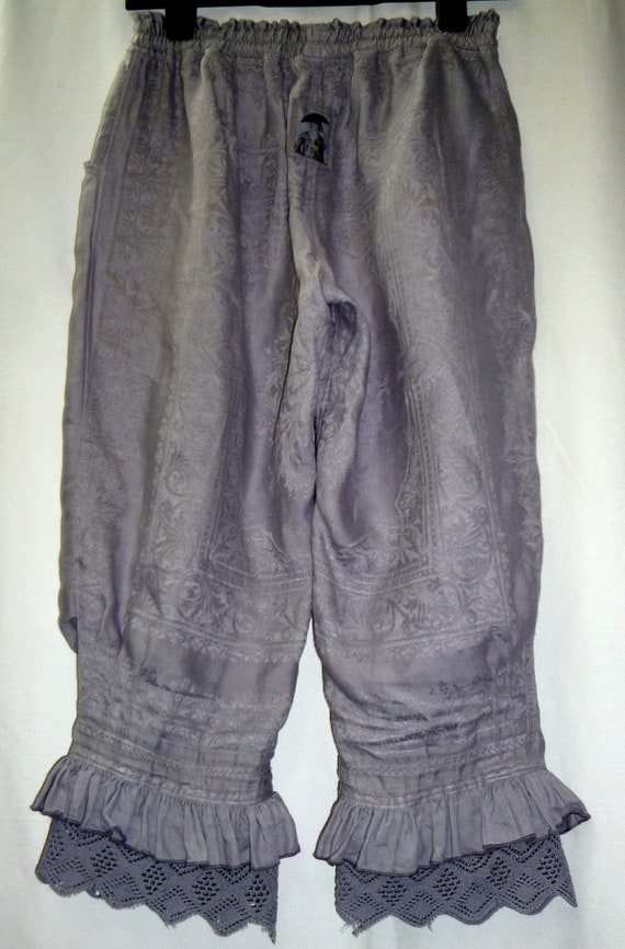 Victorian Edwardian Bloomers With Lace Trim Fancy Dress Steampunk Pantaloons