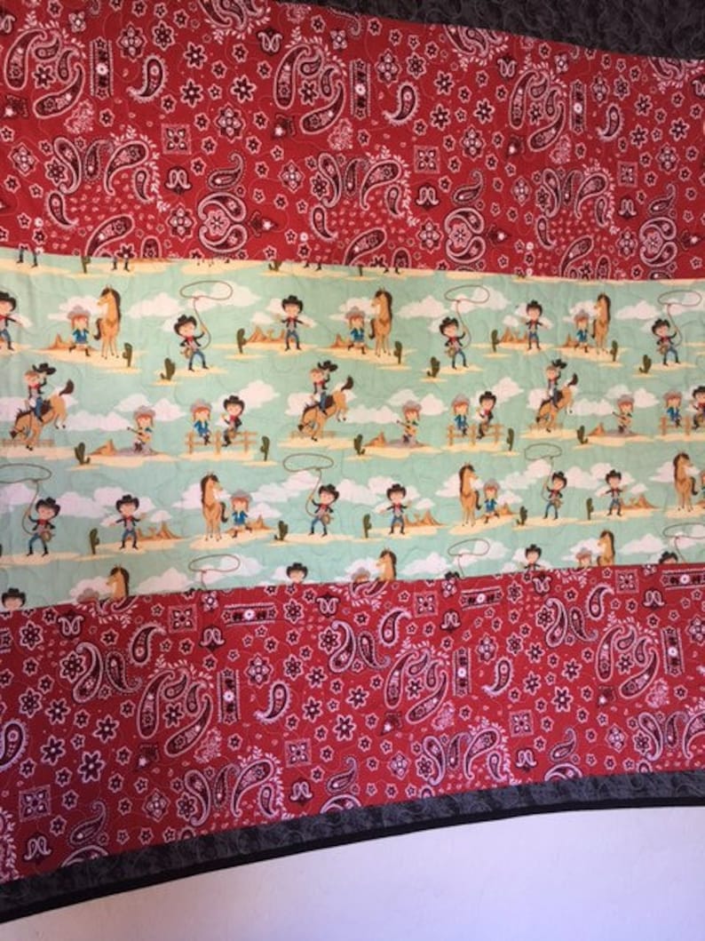 Baby Quilts Baby Nap Quilt Handmade Quilts Boys Quilts Baby Shower Quilt Quilts for Sale Girls Quilts CowboyGirl Quilt