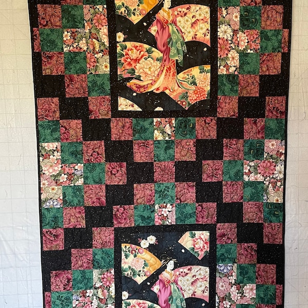Asian Quilt Etsy