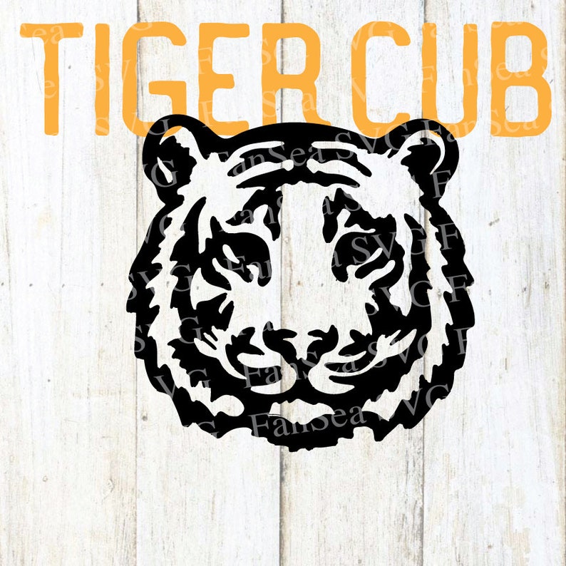 Download Tiger Cub Scout SVG DXF PNG Digital Cut File for use with | Etsy