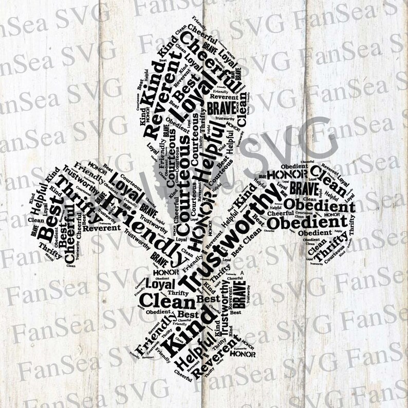 Download Boy Scout Cub Scout Fleur de lis SVG DXF PNG Digital Cut File | Etsy