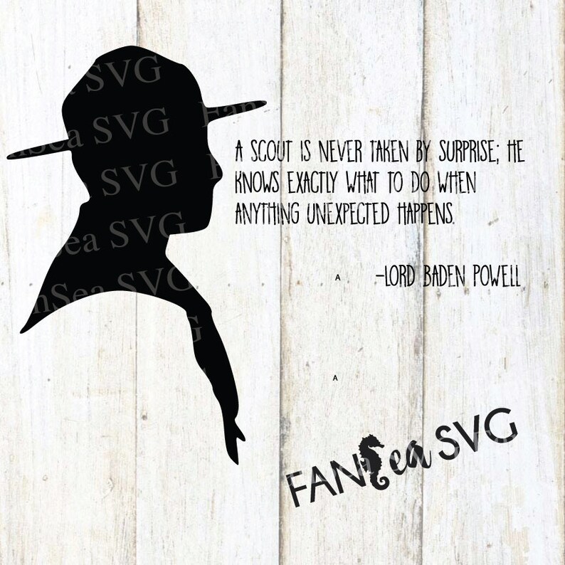 Boy Scout Cub Scout Lord Baden Powell Quote SVG DXF PNG | Etsy