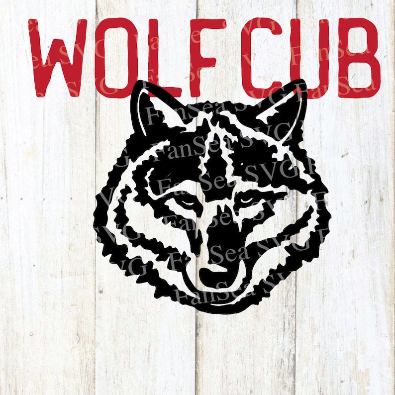 Download Wolf Cub Scout SVG DXF PNG Digital Cut File for use with | Etsy