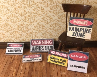 Dracula Sign Etsy