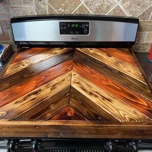 Wooden Noodle Board Stove Top Covers With Handles – Relodecor