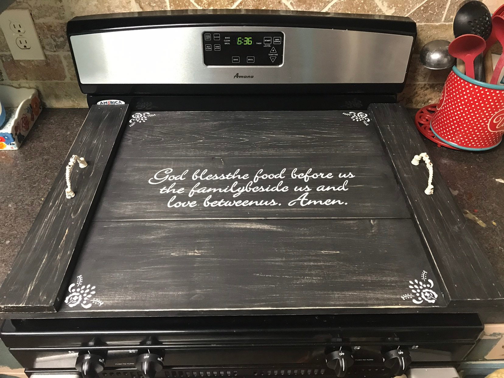 Stove top cover noodle board range cover cutting board Etsy