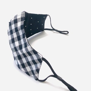 Reversible 3 Layer Face Mask with Adjustable Earloops