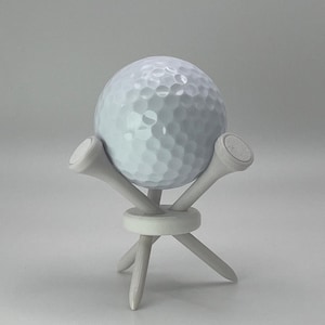 Golf Ball Holder | Display | Mount | Stand | Tee Tripod