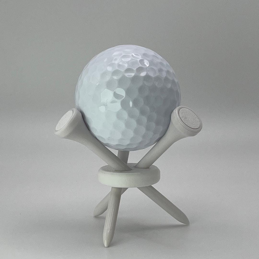 Golf Ball Holder | Display | Mount | Stand | Tee Tripod - Etsy
