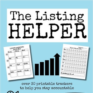 The Listing Helper: Printable Trackers for Your Resale Business