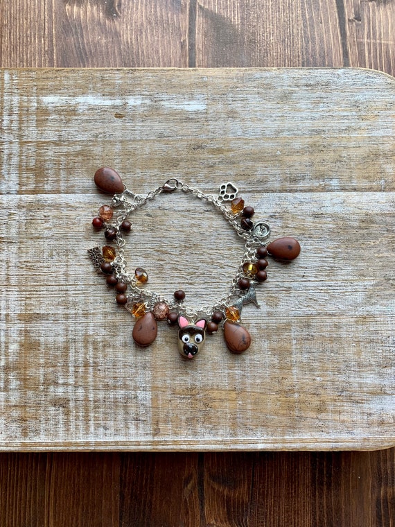 German shepherd charm bracelet 2025