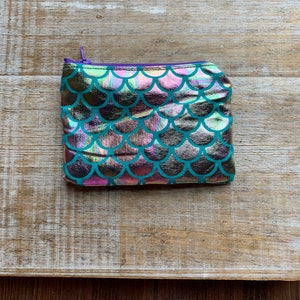 Meerjungfrau Geldbörse Meerjungfrau Geldbörse Meerjungfrau Tasche Geldbörse Brieftasche Tasche Brieftasche ID Halter Stoff Brieftasche Meerjungfrau Liebhaber Geschenk Set Waage Geldbörse