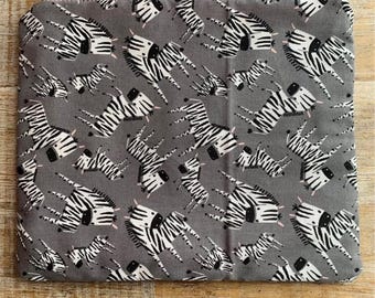 Zebra Makeup Pouch Bag Boho Style Bag Boho Makeup Bag Set Cosmetic Purse Zebra Bag Animal Wallet ID Holder Zebra Safari Fabric Large Bag