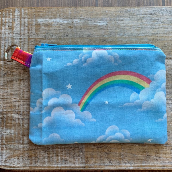 Rainbow Wallet Purse Rainbow Flag Bag Coin Purse Gay Zippered Pouch ID Holder Wallet Zipper Gay Pride Zipper Pouch LGBTQ