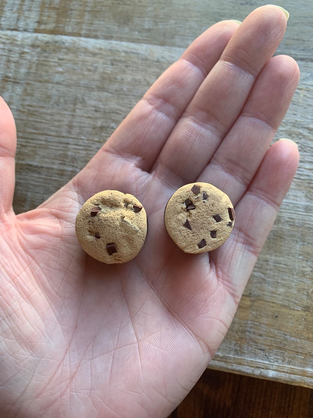 Chocolate Chip 19mm Cookie Plugs Chocolate Chip Cookie Gauges Etsy