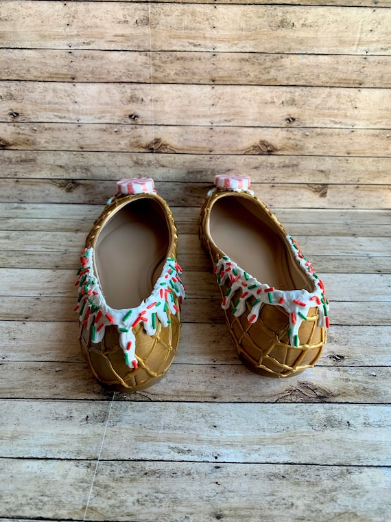 Christmas Ice Cream Flats Christmas Shoes Lolita Ballet Flats Size