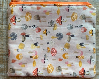 Kosmetyczka Mushroom Cottagecore Brelok do kluczy Kosmetyczka Snail Saszetka na zamek błyskawiczny Etui na identyfikator Portfel na zamek błyskawiczny Hippie Cottagecore Saszetka na zamek błyskawiczny