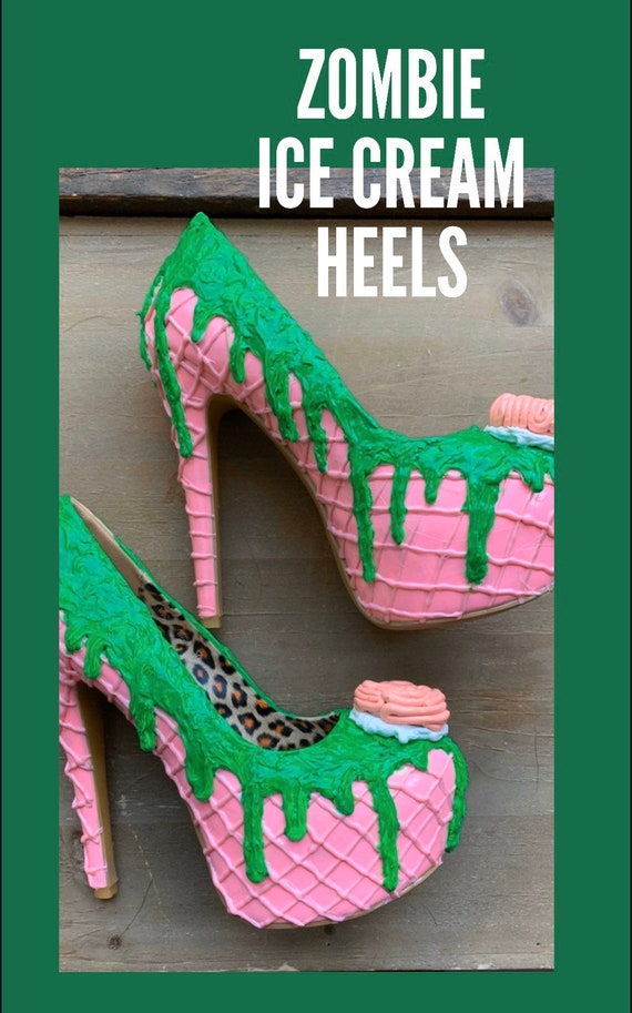 zombie high heels
