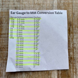Surgical Steel Tunnel Gauges ONE PAIR 14g-00g Ear Gauges Sold As A Pair Tunnel Gauges Silver Tone Tunnels Steel Tunnels Silver Ear Gauges image 10