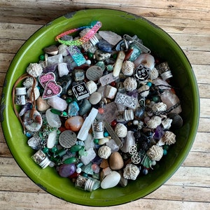 Crystal Confetti Witches Brew Gemstone Confetti Mystery Crystal Scoop by Ounce Crystal Grab Bag Read Description Crystal Mystery Bag Hippie