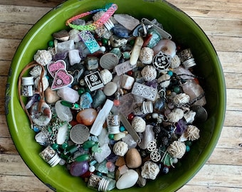 Crystal Confetti Witches Brew Gemstone Confetti Mystery Crystal Scoop by Ounce Crystal Grab Bag Read Description Crystal Mystery Bag Hippie