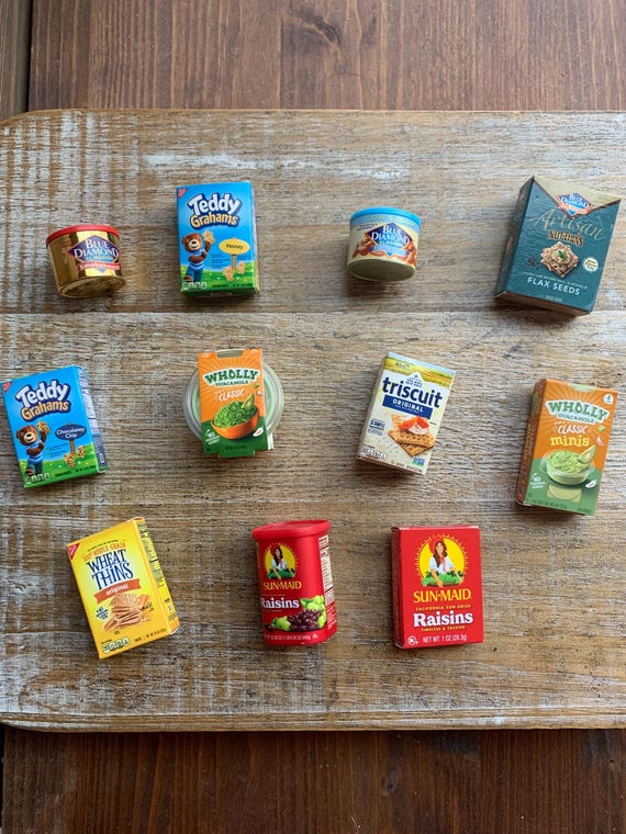 ONE Snacks Miniature Fridge Magnet Handmade Mini Brand Fridge