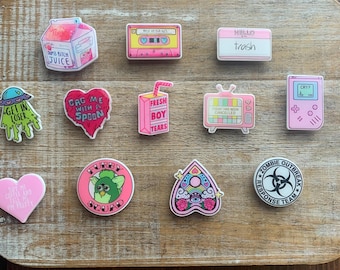 ONE Miniature Fridge Magnet Handmade Mini Brand Fridge Magnets Funny Refrigerator Magnets Acrylic Magnets Kawaii Kidcore Magnets