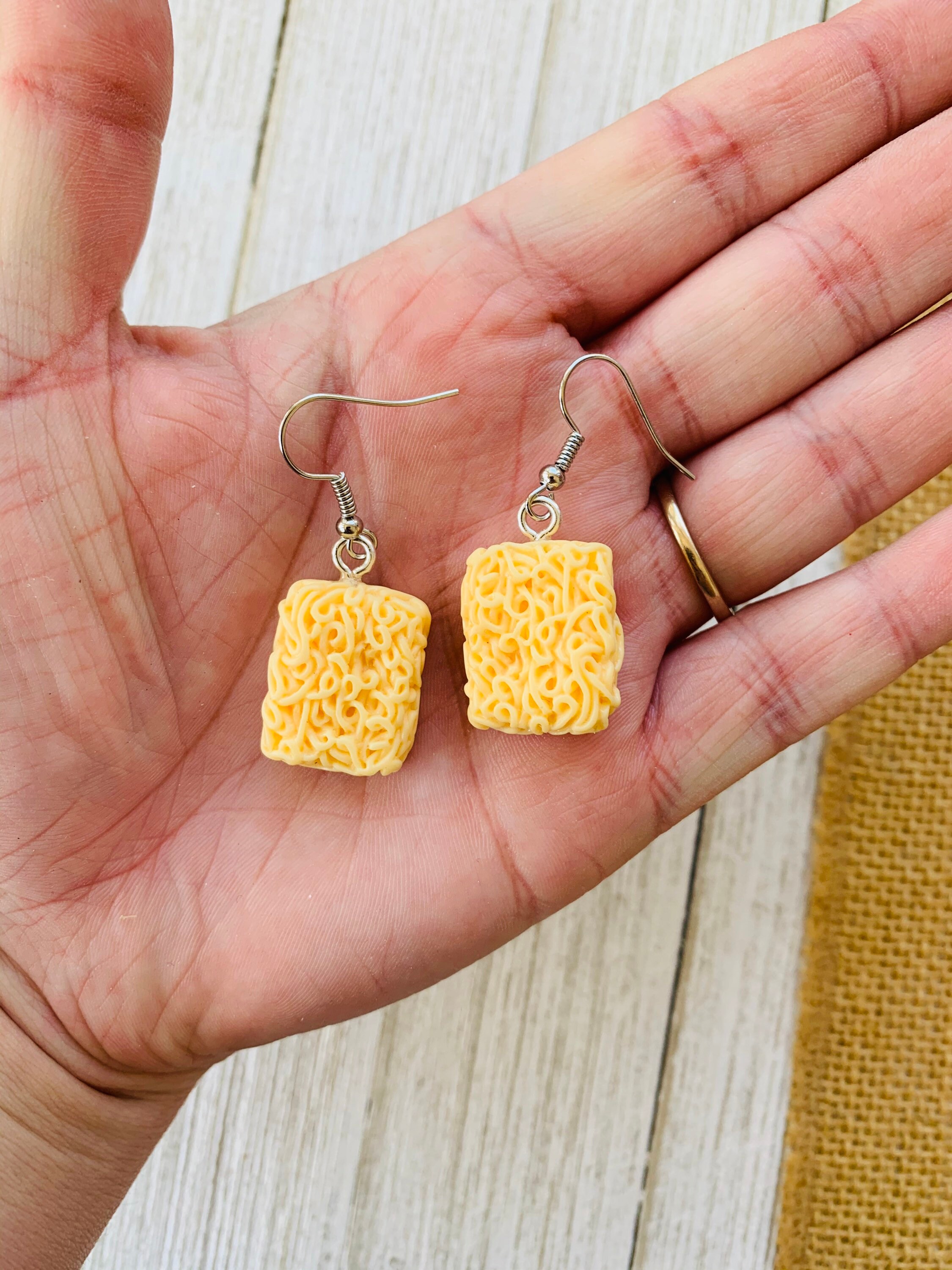 Ramen Noodles Earrings Soup Earrings Ramen Earrings Kawaii Etsy