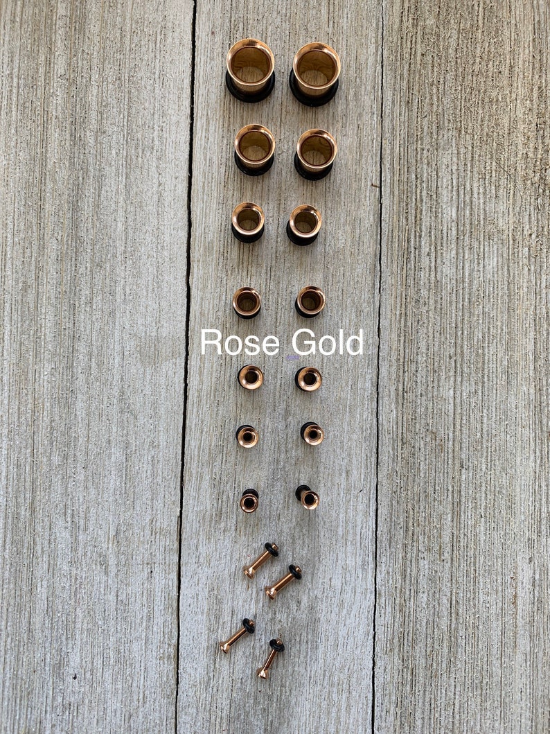 Surgical Steel Tunnel Gauges 14g00g /Taper Sets / Tunnels / Etsy