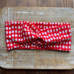 Stretch Headbands Knotted Headbands Twist Headband Stretchy Soft Headband For Nurses Polk Dot Headband Rockabilly Headwrap