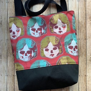 Puppen Braut Schulter Handtasche Halloween Tasche Tote Gruselige Kuriosität Puppen Geldbörse Stofftasche Haunted Doll Schulter Einkaufstasche Gothic Geschenk Kuriosität Geldbörse