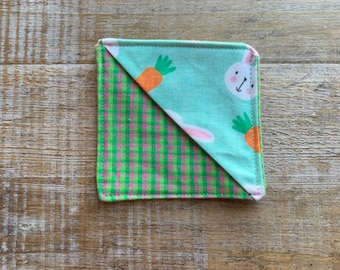 Marcador de tela con diseño de arte pastel, marcapáginas de tela de Pascua, marcador colorido, regalo para amantes de los libros a cuadros, marcapáginas de esquina con formas, lectura