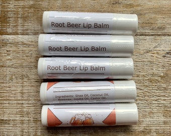 Root Beer Lip Balm Soda Pop Lip Balm Summer Lip Care Colorado Made Root Beer Chapstick Lip Balm Pop Lip Balm Chapstick Gift