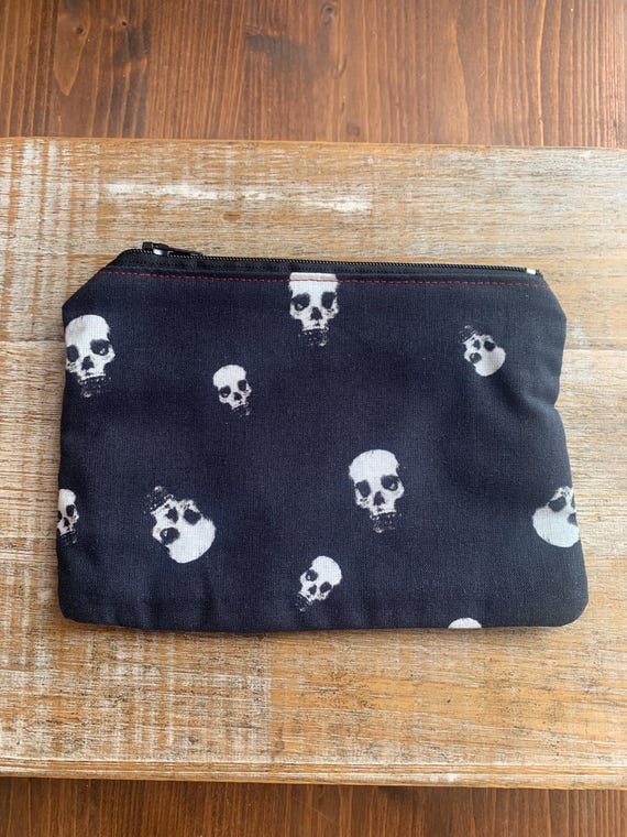 Gothic Skull Wallet Halloween Coin Purse Skull Bag Coin Purse
