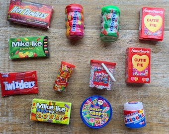ONE Candy Miniature Fridge Magnet Handmade Mini Brand Fridge Magnets Food Refrigerator Magnets Funny Food Magnets Restaurant Magnets