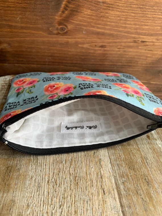 Fuck This Fuck That Fuck You Wallet Coin Purse Swear Word Bag Coin