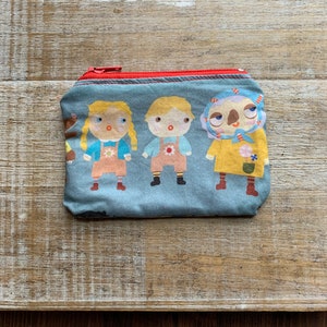 Monedero de Hansel y Gretal Monedero Monedero Monedero de cuento de hadas Portadocumentos Bolsa de tela Estuche con cremallera Monedero de regalo de Once Upon a Time