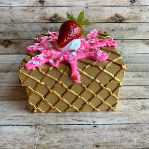 Gift Box Strawberry Ice Cream Theme Gift Jewelry Box Decoden Birthday Gift Box Food Dessert Gothic Box Graduation Jewelry Ice Cream Box