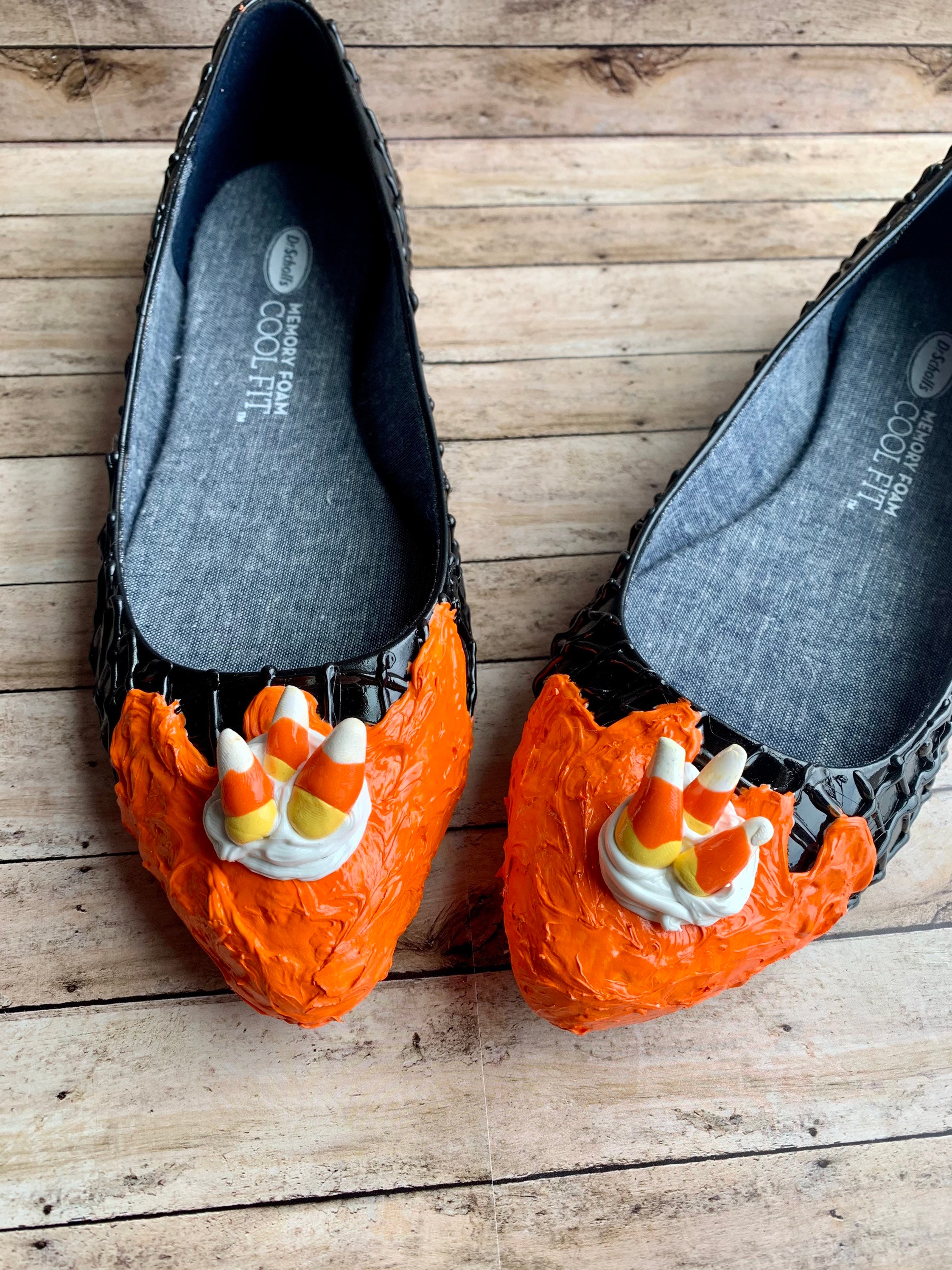 Halloween Ice Cream Shoes Candy Corn Shoes Memory Foam -  Norway