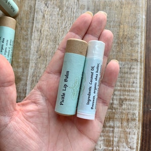 Pickle Lip Balm Eco Friendly Lip Balms Natural Plastic-free Packaging Zero Waste Chapstick Earth Friendly Sustainable Biodegradable Pickle image 7