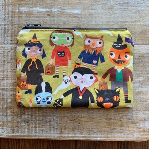 Monedero de Halloween, monedero de Halloween, monedero negro tipo ataúd, portadocumentos, bolsa de tela, bolsa gótica con cremallera, regalo de Halloween