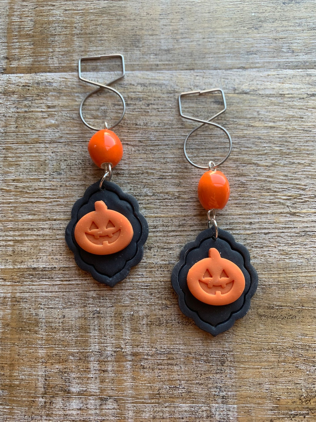 Cute Pumpkin Tunnel Gauge Earrings Halloween Ear Weights - Etsy