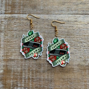 Gamer Earrings Video Game Earrings Retro Cute Nineties Kidcore Gift Nerd Gamer Y2K Gaming Nerdcore Clip On Earrings Ear Hangers Ear Weights