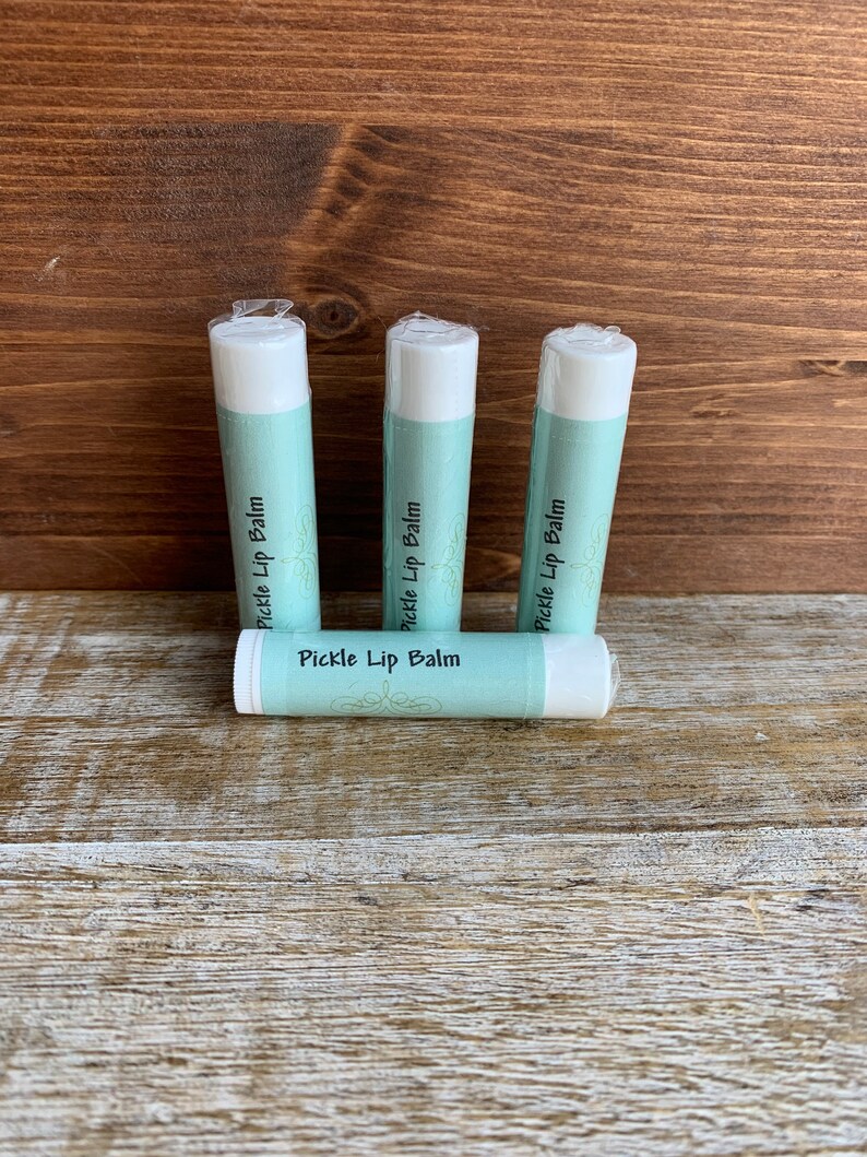 Pickle Lip Balm Eco Friendly Lip Balms Natural Plastic-free Packaging Zero Waste Chapstick Earth Friendly Sustainable Biodegradable Pickle image 8